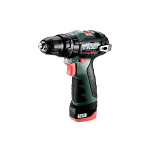 Шурупокрут-дриль акумуляторний Metabo PowerMaxx SB BL 12В 2х2А·год 20·38Нм 0-400·0-1500об/хв 0.8кг (601784500) UA