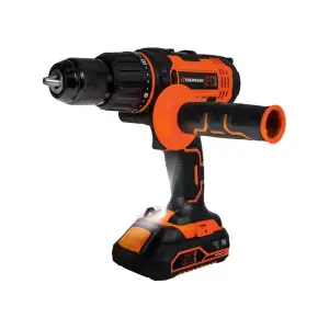 Шурупокрут-дриль ударний акумуляторний Tekhmann TCD-60/i20 kit 20В 1x2А·год 60Нм 440·1650об/хв 1.55кг (848394) UA