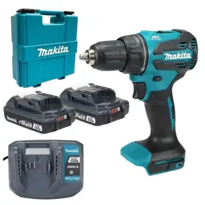 Шурупокрут-дриль акумуляторний Makita DDF490WV 18В 1х2А·год 27·65Нм 0-500·0-1900об/хв кейс 1.4кг UA
