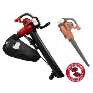 Пылесос садовый аккум Einhell GE-LB 36/230 Li E - Solo, 36В, PXC, 8000-14000 об/мин, 700 м3/ч, 230 км/ч, 45 л, 3.1 кг (без АКБ и ЗУ), 3433630 UA