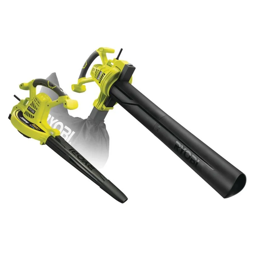 Воздуходув-пылесос Ryobi RBV3000CSV с измельчителем, 3кВт, 14 м3/мин, 375 км/ч, эргономичные ремни Vertebrae, 5133002188 UA