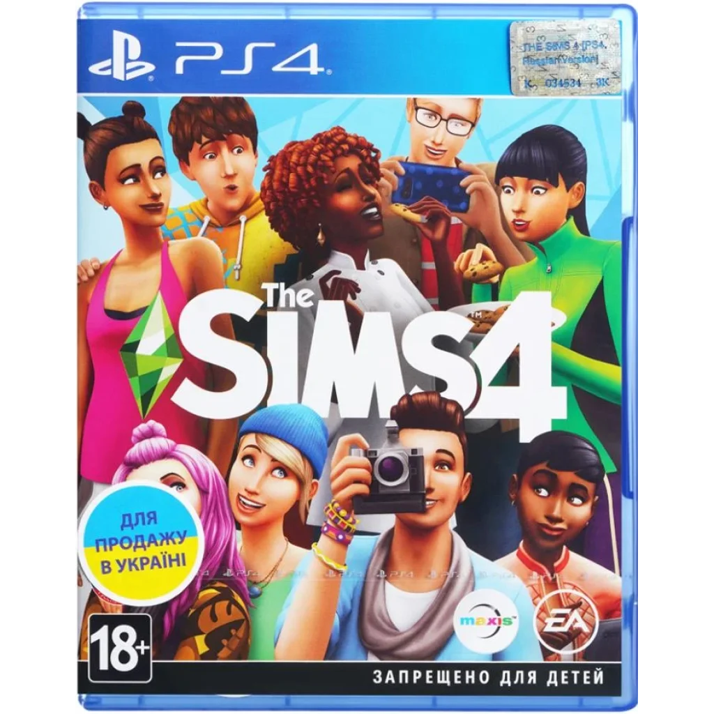 Гра PS4 Sims 4 Blu-Ray диск UA