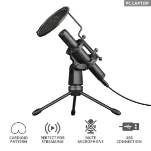 Мікрофон Trust GXT 241 Velica USB Black, 24182_TRUST UA