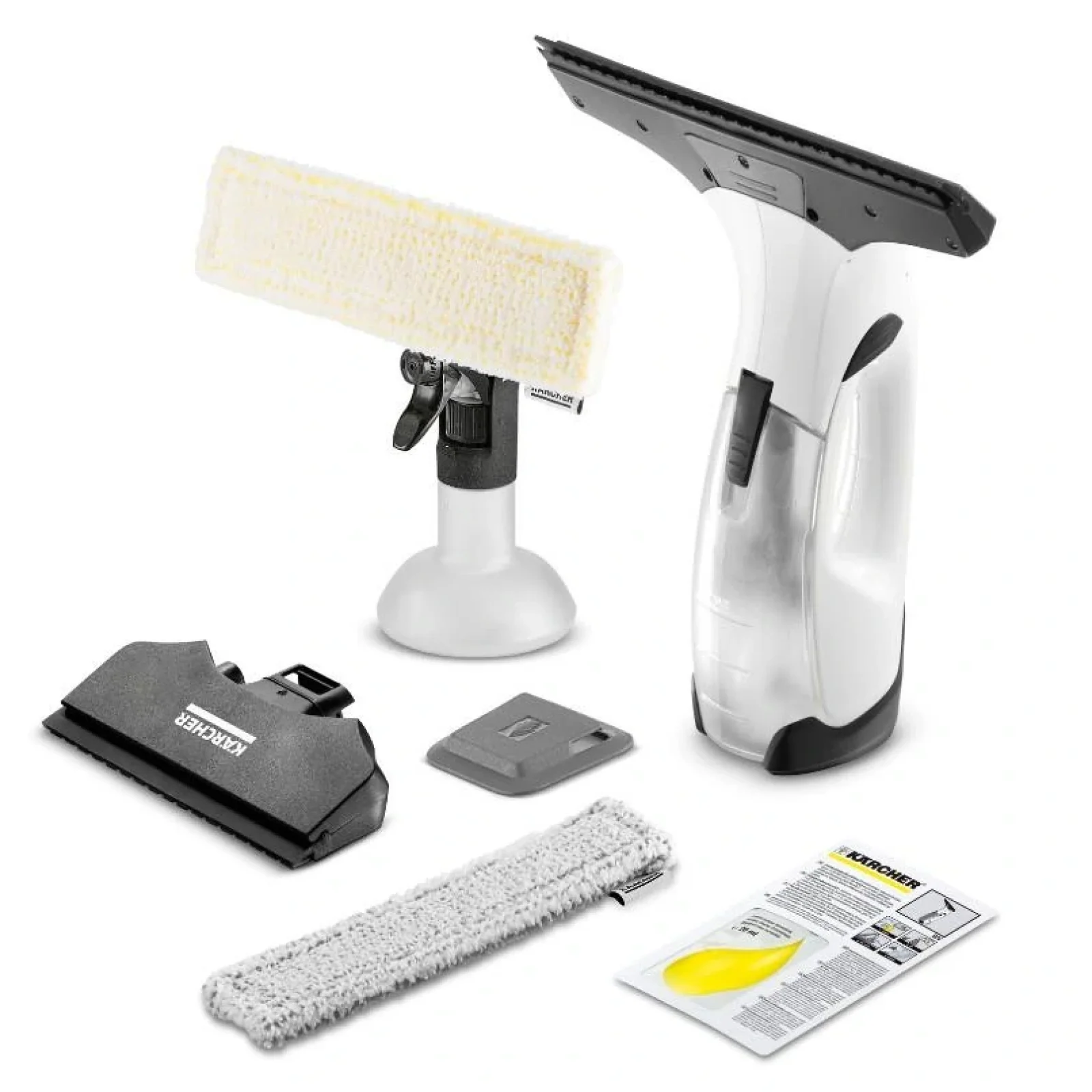 Пилосос Karcher віконний WV 2 PLUS NP, вода -0.1л, автон. робота до 35хв, вага-0.6кг, білий, 1.633-661.0 UA