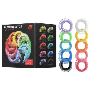 Картридж 2E для 3D ручки PCL, 1.75мм, 10шт, мікс, 2E-L-BH010 UA