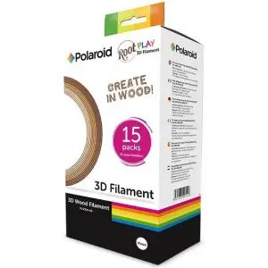 Картридж для 3D ручки Polaroid PCL, 1.75мм, нитка, 15шт, коричневий, PL-2501-00 UA