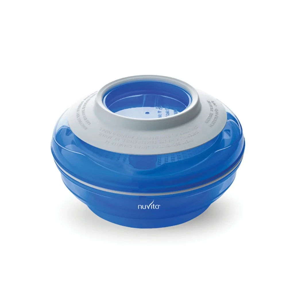 Тарілка Nuvita 4в1, 6міс+, cиній (NV1465Blue) UA