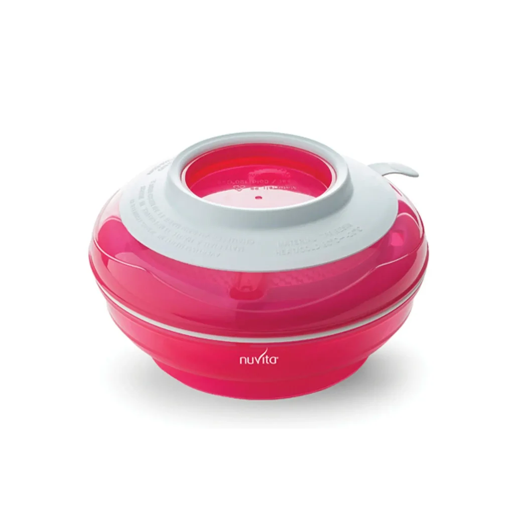 Тарілка Nuvita 4в1, 6міс+, рожевий (NV1465Pink) UA