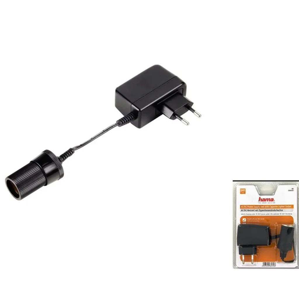МЗП Hama 12V Cigarette Lighter, euro, чорний, 00088439 UA