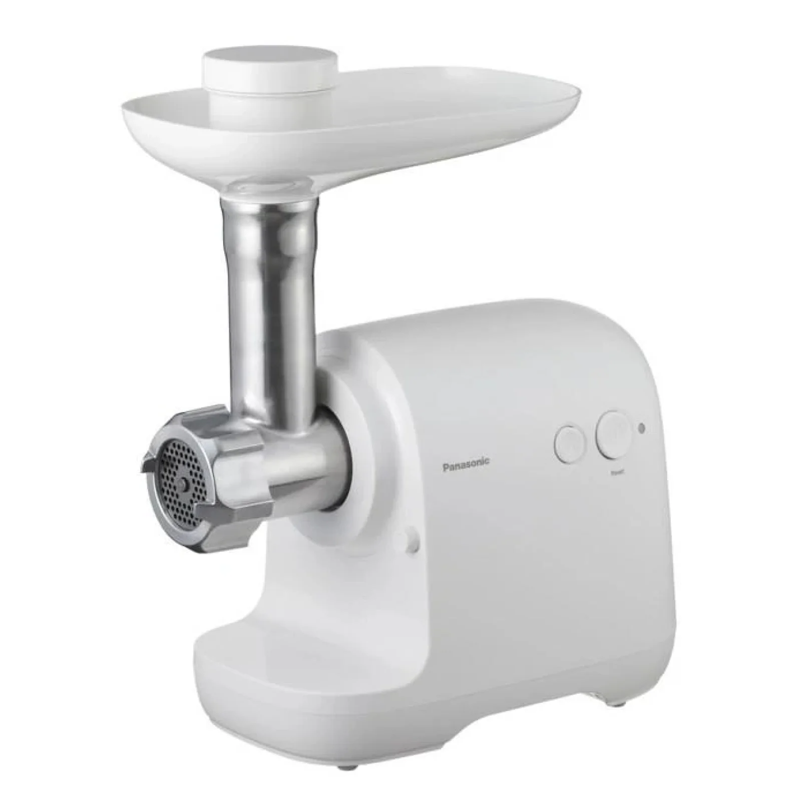 М'ясорубка Panasonic, 1700Вт, 3кг/мин, 3 решітки, насадка для ковбас, пластик, білий, MK-GX1700WTQ UA