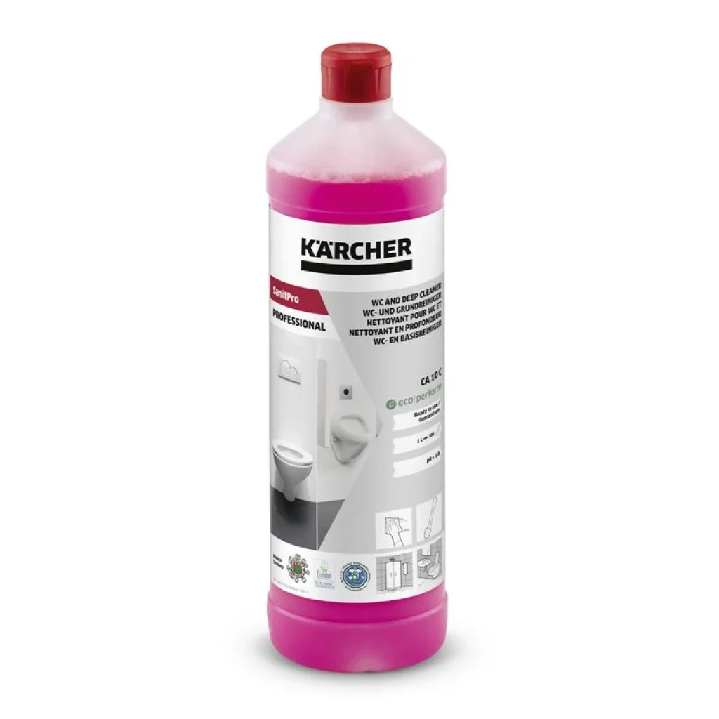 Засіб для очищення санітарних приміщень Karcher SanitPro CA 10 C 1л, 6.295-677.0 UA
