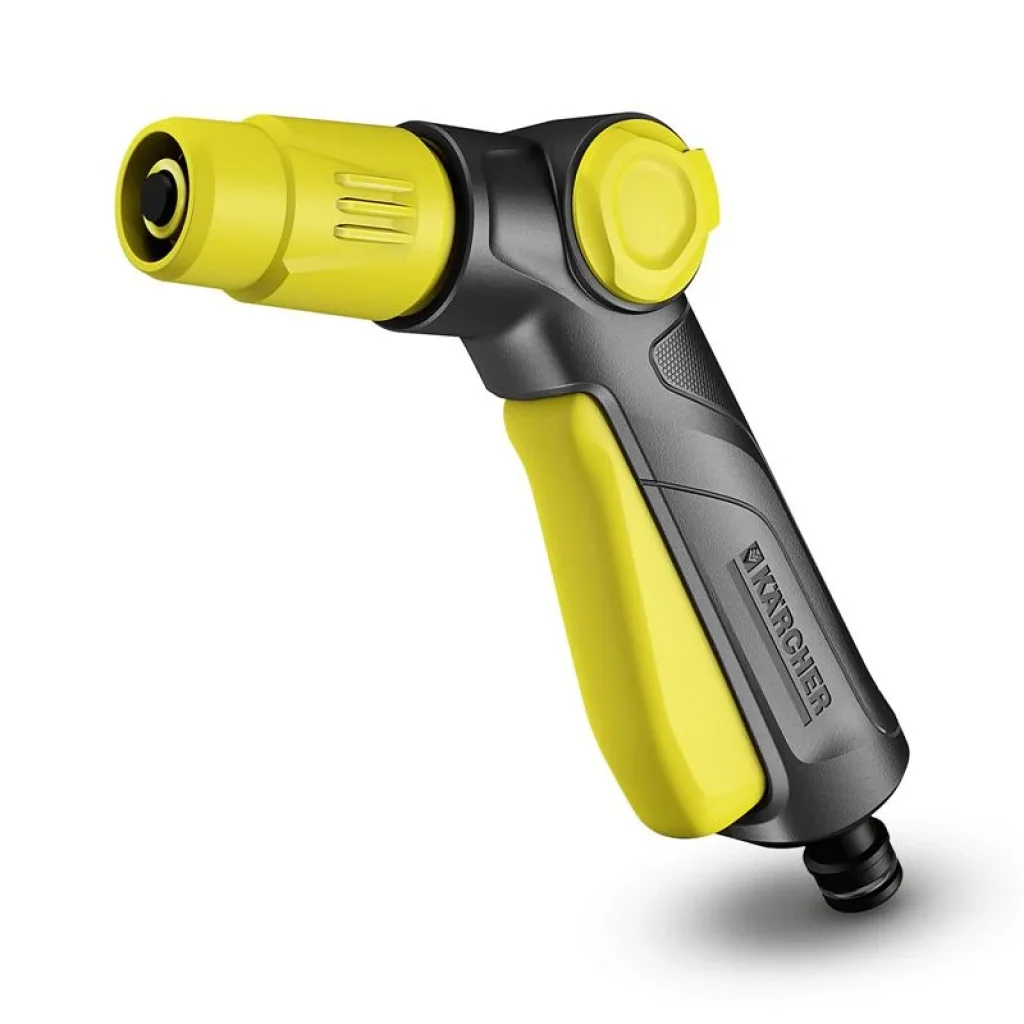 Зрошувач ручний Karcher, пістолетний, регулювання напору води, регулювання форми струменя води, блокування кнопки поливу, 2.645-265.0 UA