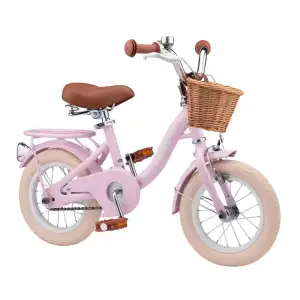 Дитячий велосипед Miqilong LS 12" рожевий (RBB-LS12-PINK) UA