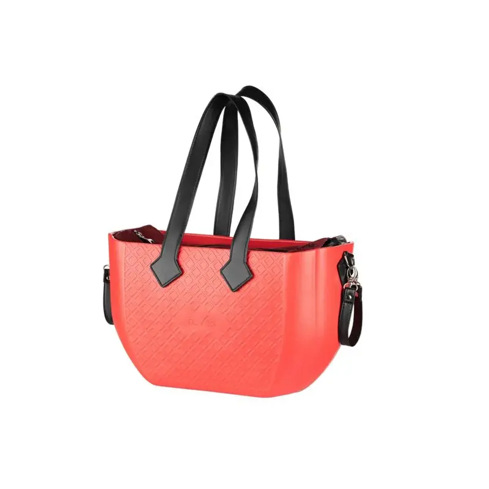 Сумка Nuvita MyMia ручки еко-шкіра, килимок, ремені для коляски, червоно-Black (NV8801C/02B/03B) UA