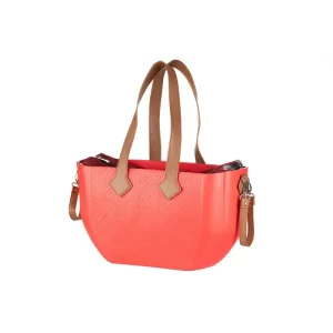 Сумка Nuvita MyMia ручки еко-шкіра, килимок, ремені для коляски, червоно-коричневий (NV8801C/02B/03C) UA