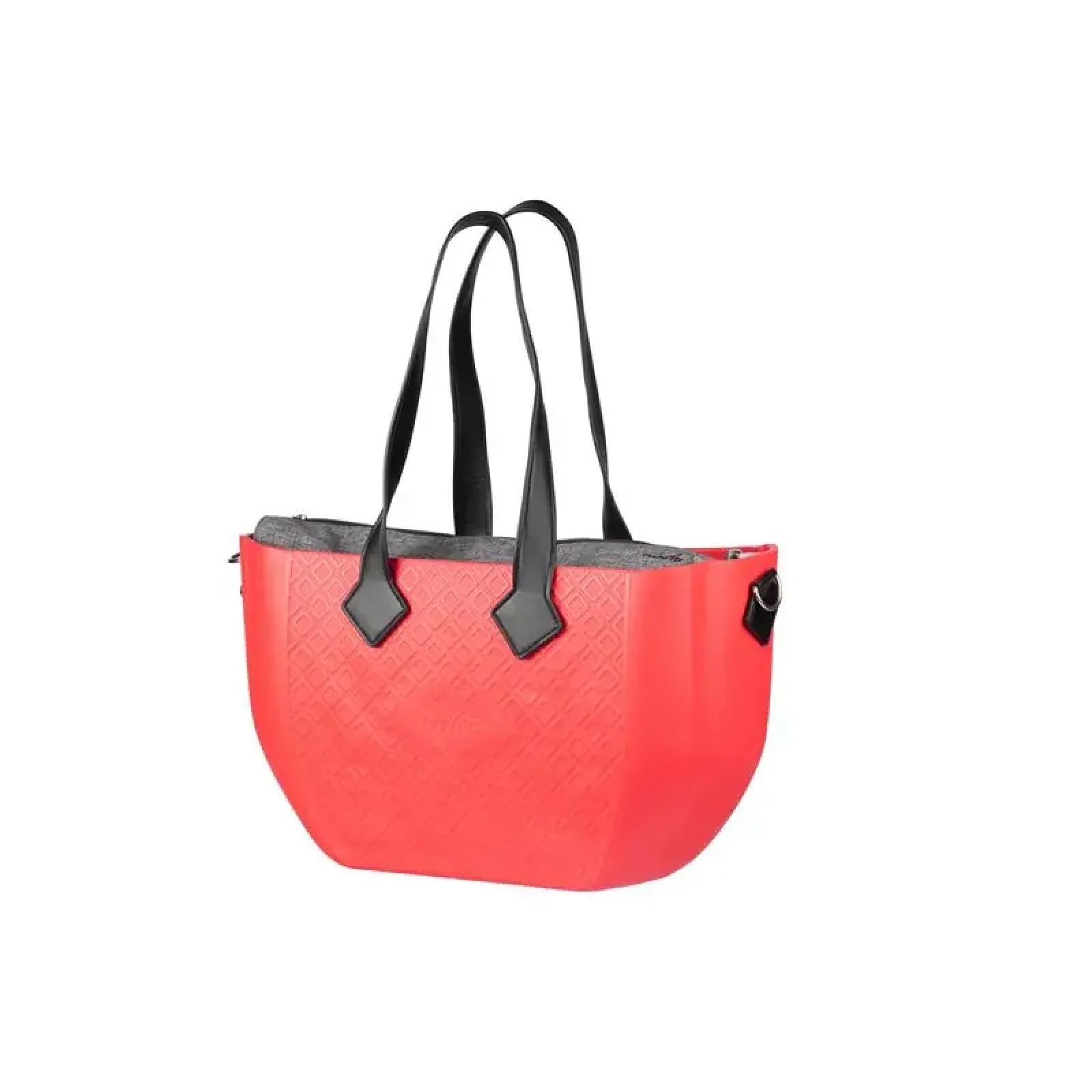 Сумка Nuvita MyMia ручки еко-шкіра, килимок, ремені для коляски, червоно-Black (NV8801C/02G/03B) UA