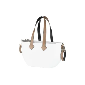 Сумка Nuvita MyMia ручки шкіра, килимок, ремені для коляски, біло-коричневий (NV8801G/02RH/23T/13T/33T) UA