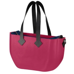 Сумка Nuvita MyMia ручки шкіра, малиново-Black (NV8801L/07N/23B/13B) UA