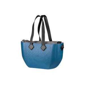 Сумка Nuvita MyMia ручки еко-шкіра, килимок, ремені для коляски, синьо-Black (NV8801P/02G/03B) UA