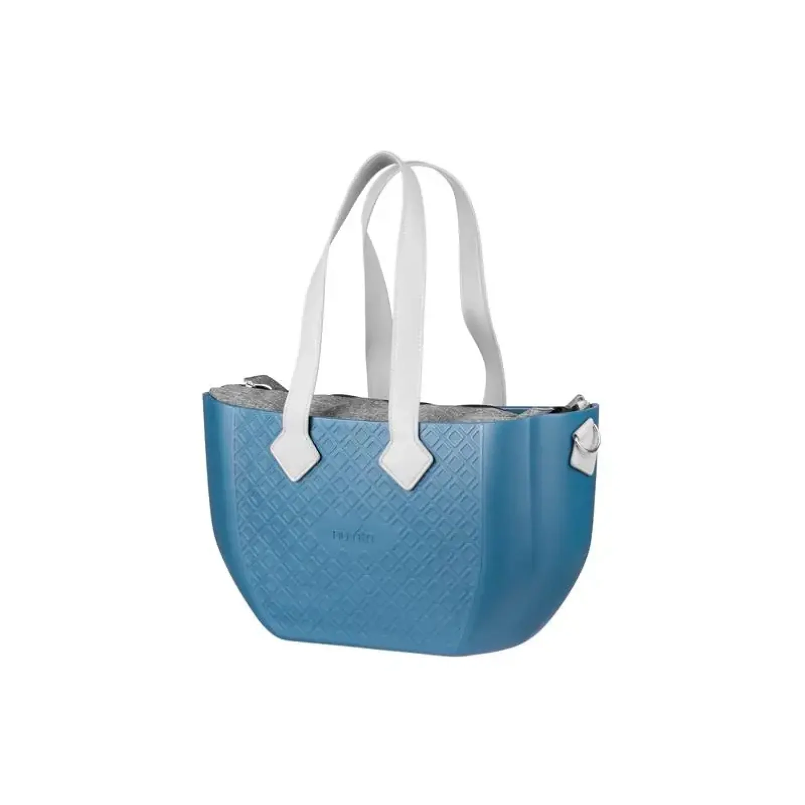 Сумка Nuvita MyMia ручки еко-шкіра, килимок, ремені для коляски, синьо-сірий (NV8801P/02G/03G) UA