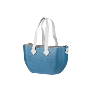 Сумка Nuvita MyMia ручки еко-шкіра, килимок, ремені для коляски, синьо-сірий (NV8801P/02G/03G) UA