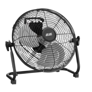 Вентилятор підлоговий 2E PowerWind 30A професійний, 30см, 60Вт, кнопки, двигун алюміній 100%, чорний (2E-IF30A) UA