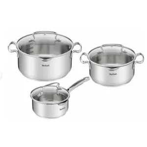 Набір посуду Tefal DUETTO+, 6предметів, нержавіюча сталь, скло (G719S655) UA