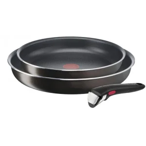 Набір посуду Tefal Ingenio XL Intense, змінна ручка, 3предмети, алюміній, бакеліт, коричневий (L1509273) UA