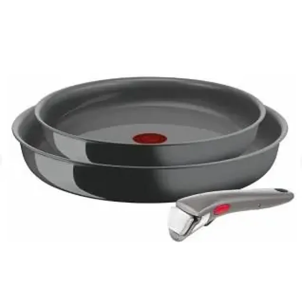 Набір посуду Tefal Ingenio Renew, знімна ручка, 3предмети, алюміній, бакеліт, сірий (L2609502) UA