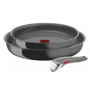 Набір посуду Tefal Ingenio Renew, знімна ручка, 3предмети, алюміній, бакеліт, сірий (L2609502) UA