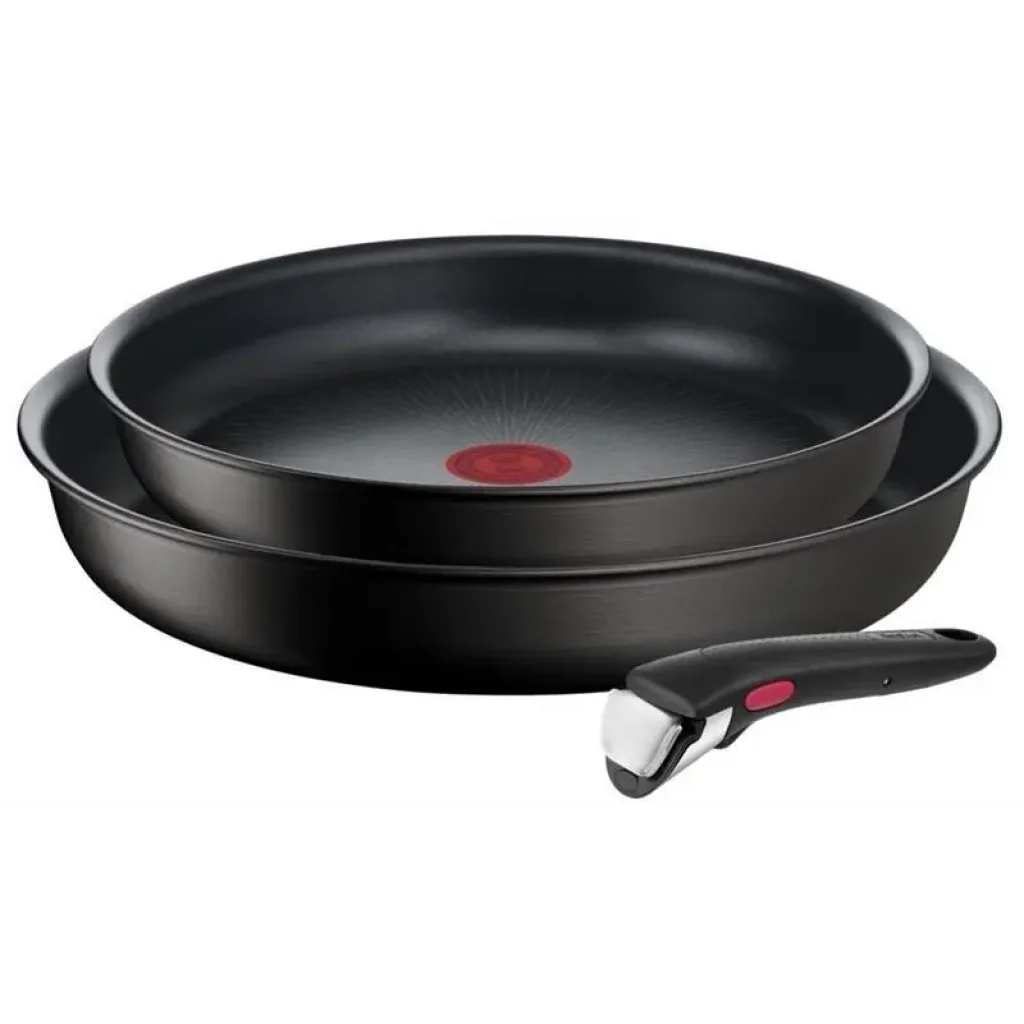 Набір посуду Tefal Ingenio Unlimited, змінна ручка, 3предмети, алюміній, бакеліт, чорний (L7638942) UA