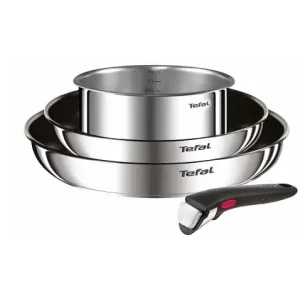 Набір посуду Tefal Ingenio Cook Eat, 4предмети, нержавіюча сталь, бакеліт, сталевий (L881S404) UA