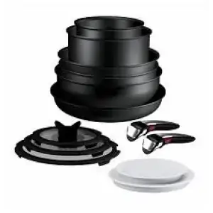 Набір посуду Tefal Ingenio Excellence+, 13 предметів, алюміній, нержавіюча сталь, бакеліт, чорний (P0009753) UA