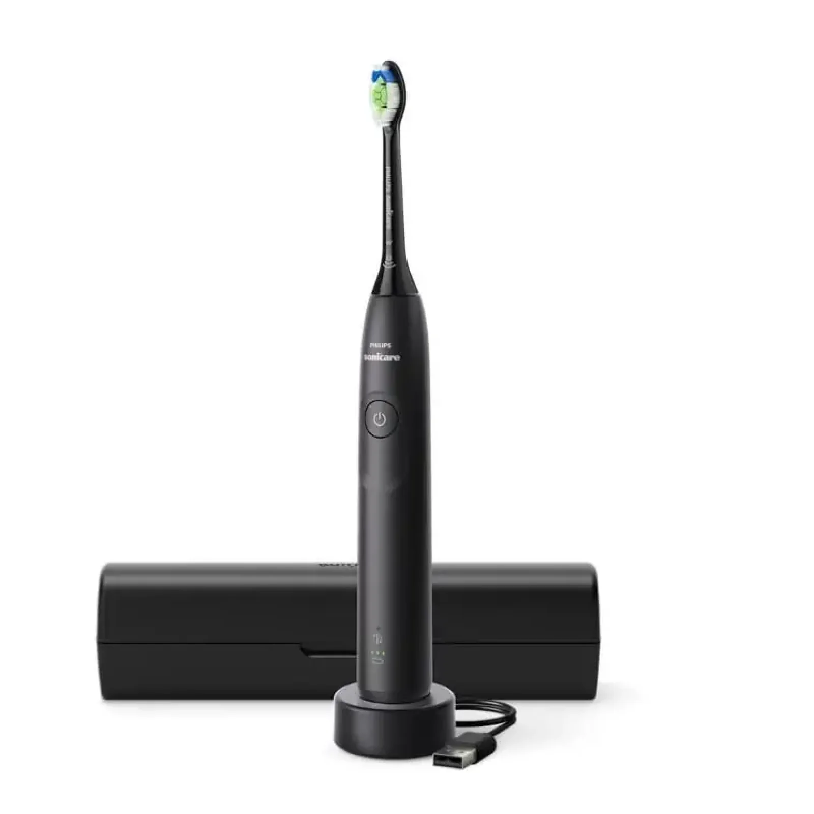 Щітка зубна електр. Philips Sonicare 5300 Series, 62т. колив/хв, насадок-1, футляр, чорний (HX7101/02) UA