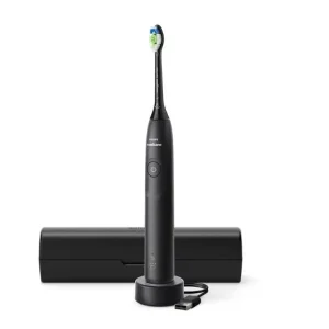 Щітка зубна електр. Philips Sonicare 5300 Series, 62т. колив/хв, насадок-1, футляр, чорний (HX7101/02) UA