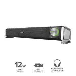 Акустична система (Звукова панель) Trust Asto for PC & TV USB Black, 21046_TRUST UA
