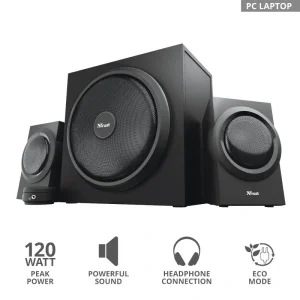 Акустична система (Колонки) Trust 2.1 Yuri Speaker Set BLACK, 23696_TRUST UA