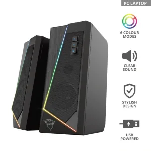 Акустична система (Колонки) Trust 2.0 GXT 609 Zoxa RGB Black, 24070_TRUST UA