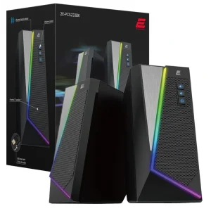 Акустична система 2E PCS233 RGB, 2.0, USB, Black, 2E-PCS233BK UA
