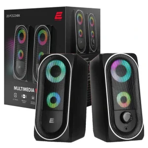 Акустична система 2E PCS234 RGB, 2.0, USB, Black, 2E-PCS234BK UA