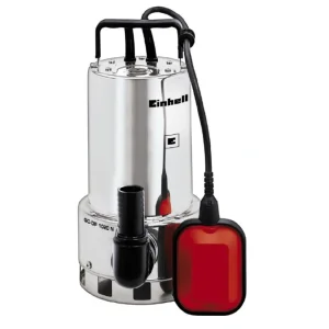 Насос дренажный Einhell GC-DP 1020 N, 1000 Вт, 18000 л/ч, выс. 9 м, глуб. 5 м, корпус нержавейка, 4170773 UA