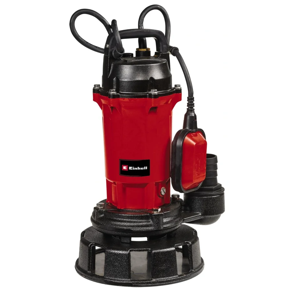 Насос дренажний Einhell GE-DP 900 Cut, 900Вт, 16000л·год, вис. под. 11.5м, занурення 7м, 12.8кг, 4181550 UA