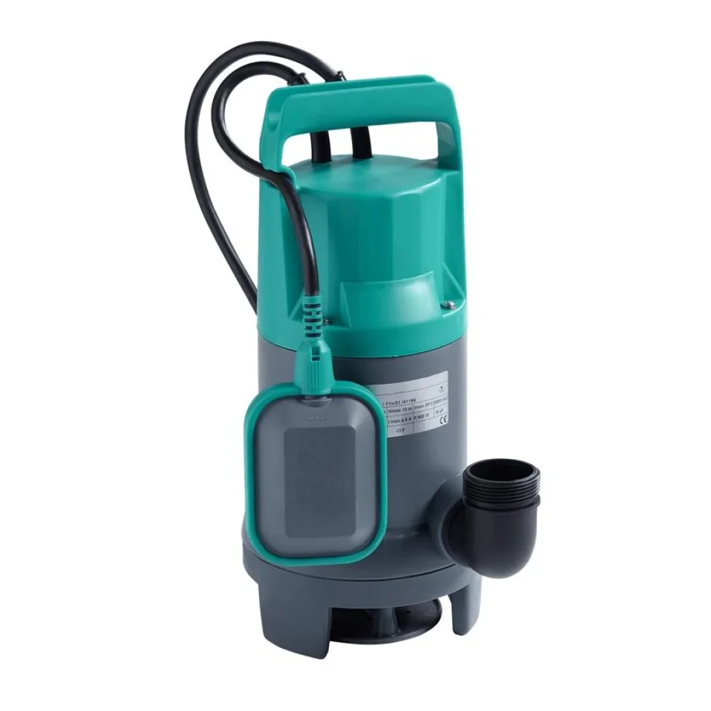 Насос дренажний Wilo Initial Waste 16-11, 3 бар, 10980 л/час, вис. 9м, глиб. 5м, кабель 10м, 0.75 кВт, 230В, 4186549 UA