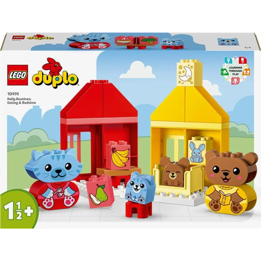 Конструктор LEGO DUPLO My First Повсякденні процедури: Час вечері й сну, 10414 UA