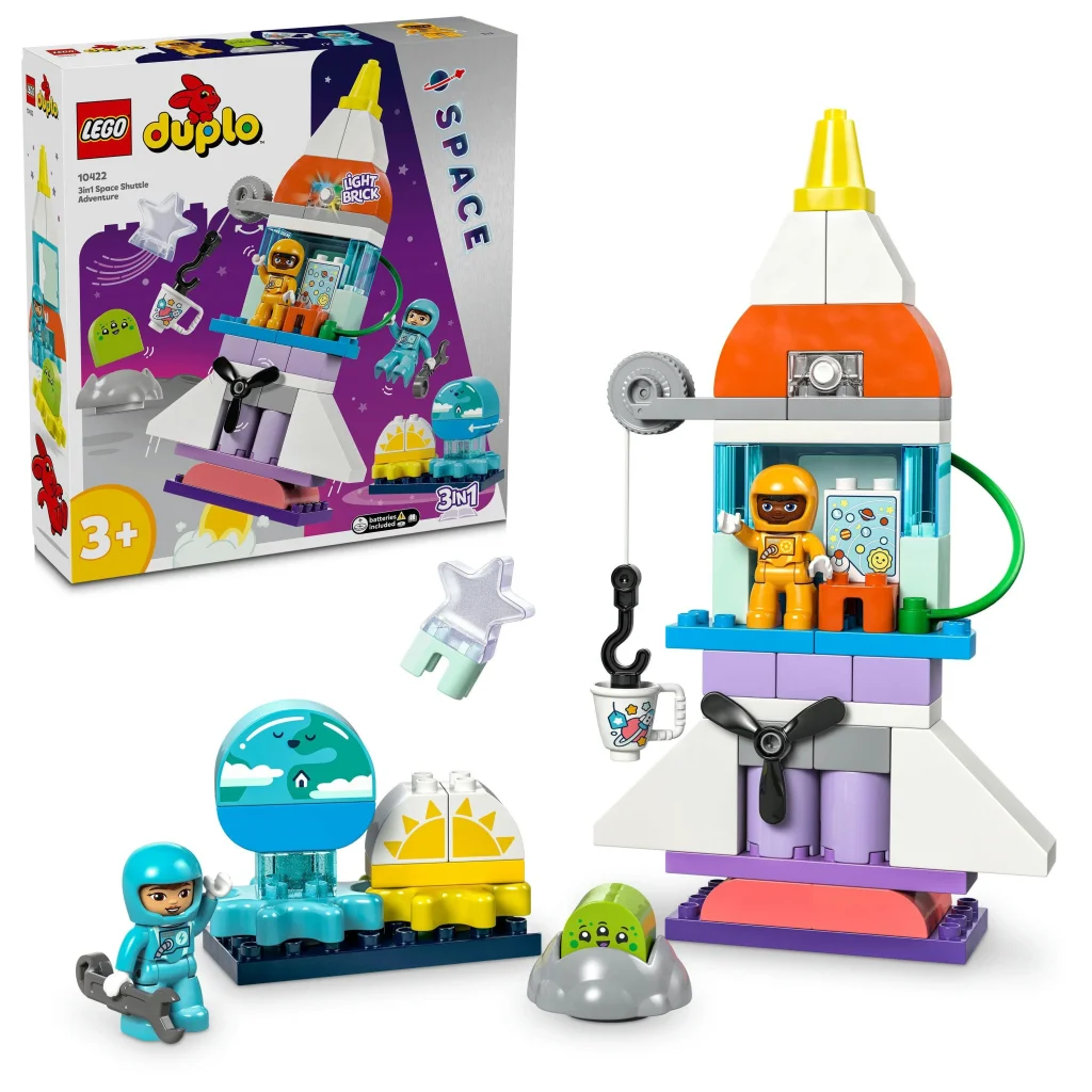 Конструктор LEGO DUPLO Town Пригоди на космічному шатлі 3в1, 10422 UA