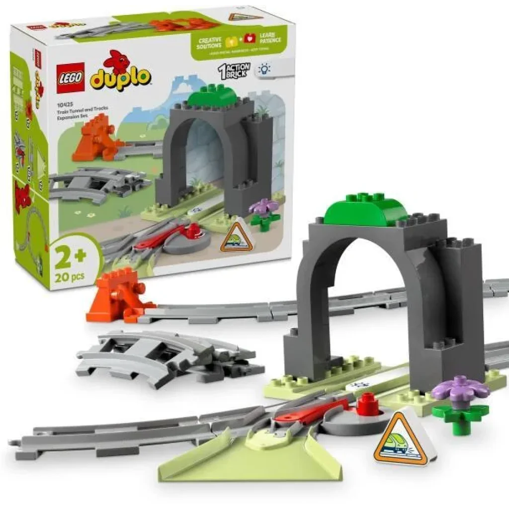 Конструктор LEGO DUPLO Town Додатковий набір. Залізничний тунель і колії, 10425 UA