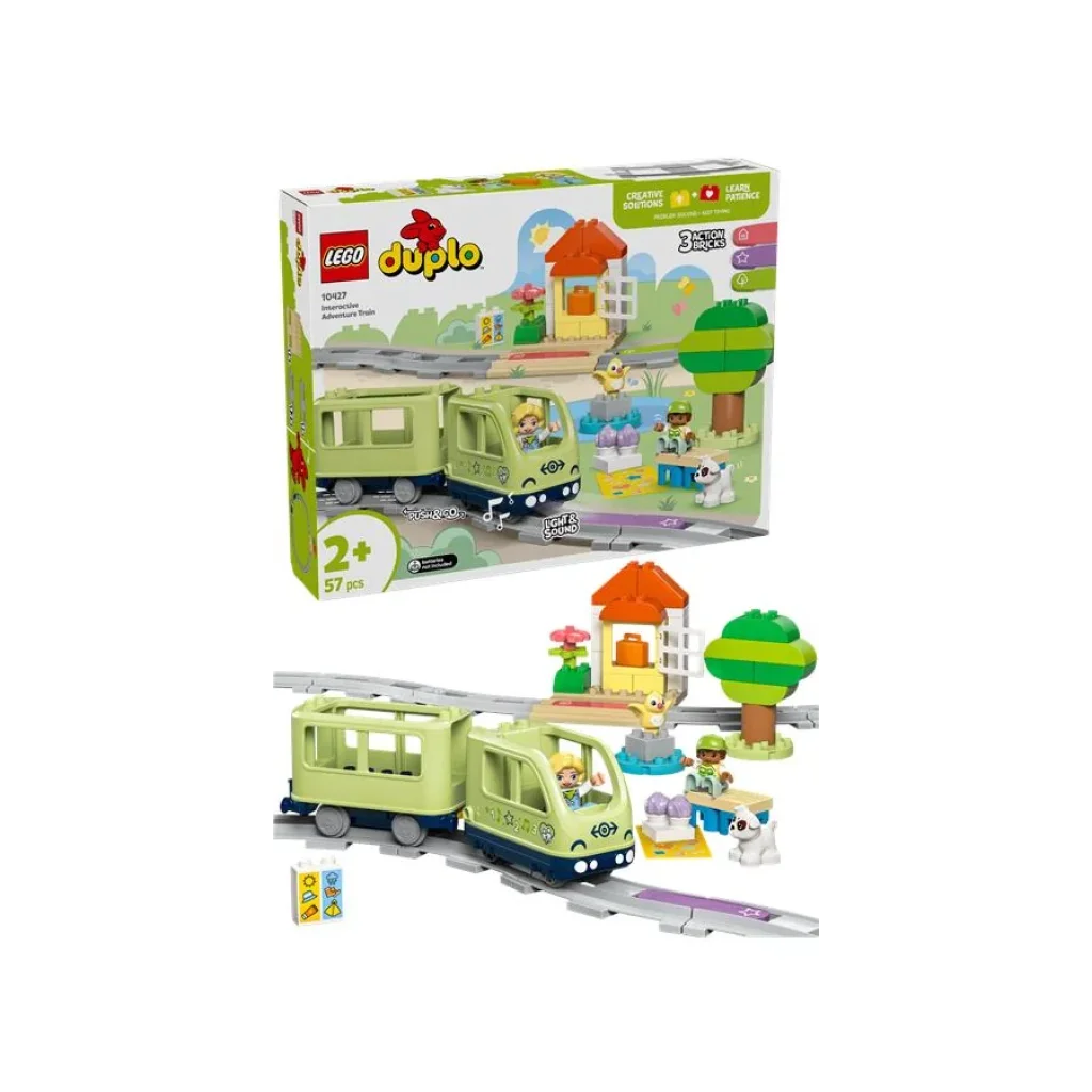 Конструктор LEGO DUPLO Town Інтерактивний пригодницький потяг, 10427 UA