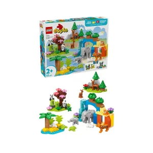 Конструктор LEGO DUPLO Town Сімейства диких тварин 3-в-1, 10446 UA