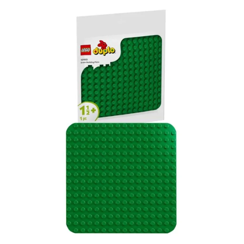 Конструктор LEGO DUPLO Classic Зелена будівельна пластина, 10460 UA