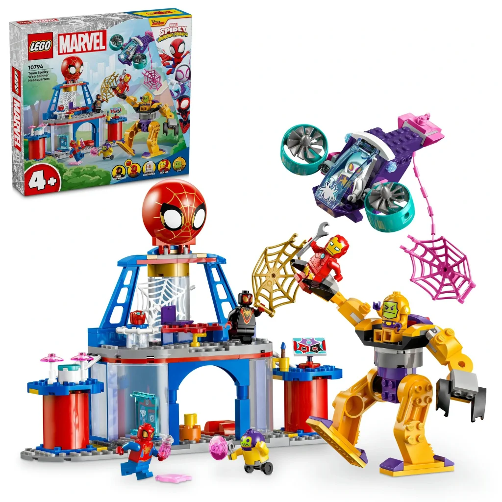 Конструктор LEGO Spidey Павутинна штаб-квартира команди Павука, 10794 UA